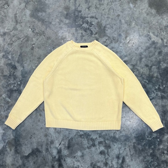 Pastel Yellow Knit Sweater - Picture 1 of 3